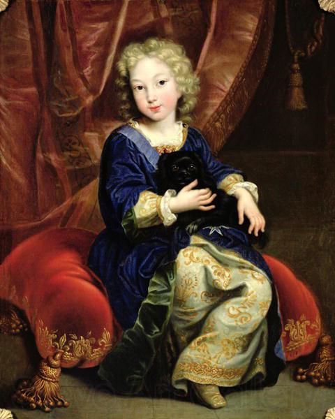 Pierre Mignard Portrait of Philip V of Spain as a child Norge oil painting art